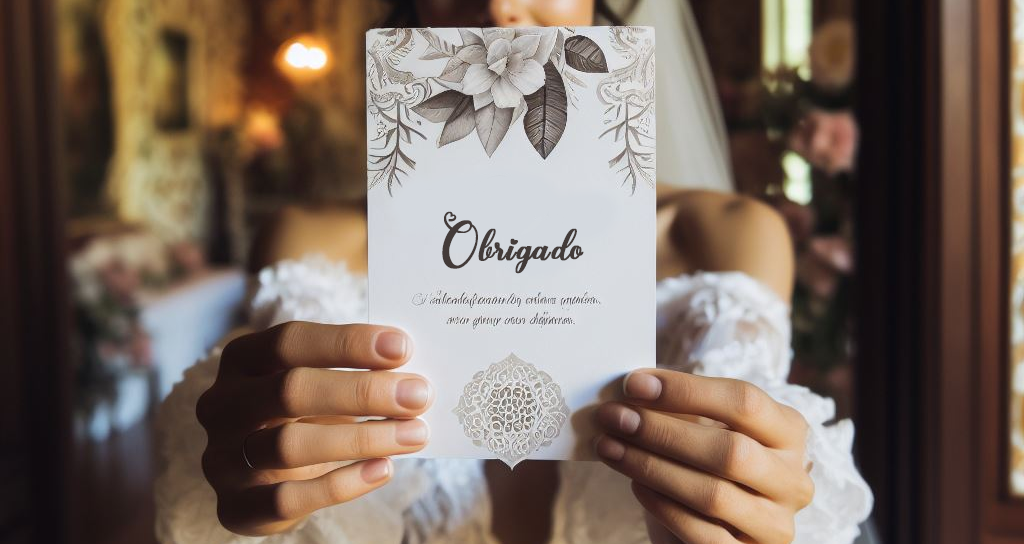 Cartão de Agradecimento no Casamento: Uma Expressão de Gratidão Elegante