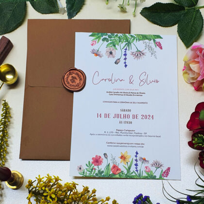 Convite Flores Silvestres