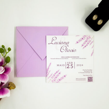Convite Lavanda