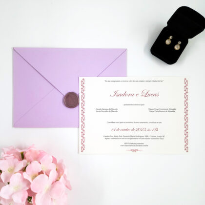 Convite Isadora